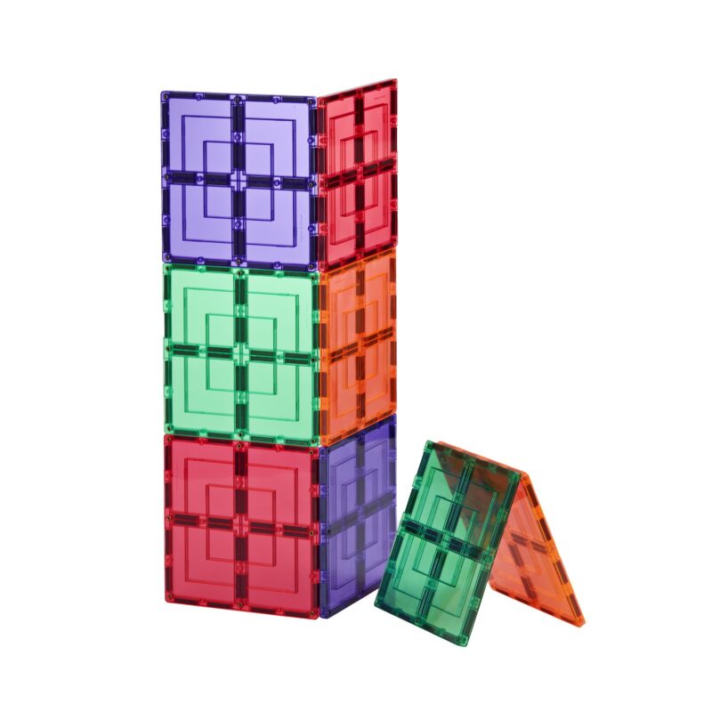 Magnetic tiles - large square pack from learn and grow toys