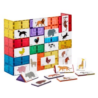 Animal Duo Puzzle Pack Magnetic Tile Toppers